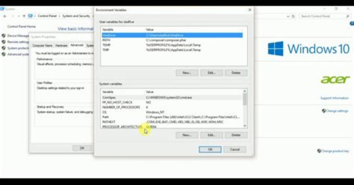 Gac Path Windows 10