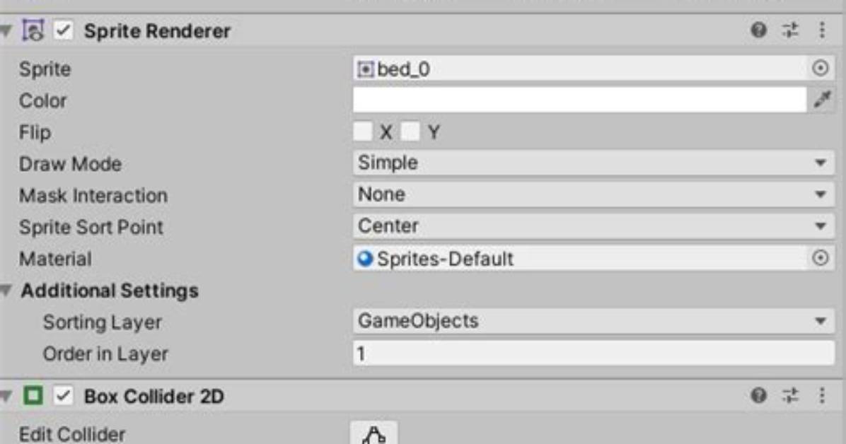 Game Object in Triggered Box Collider 2D in Unity