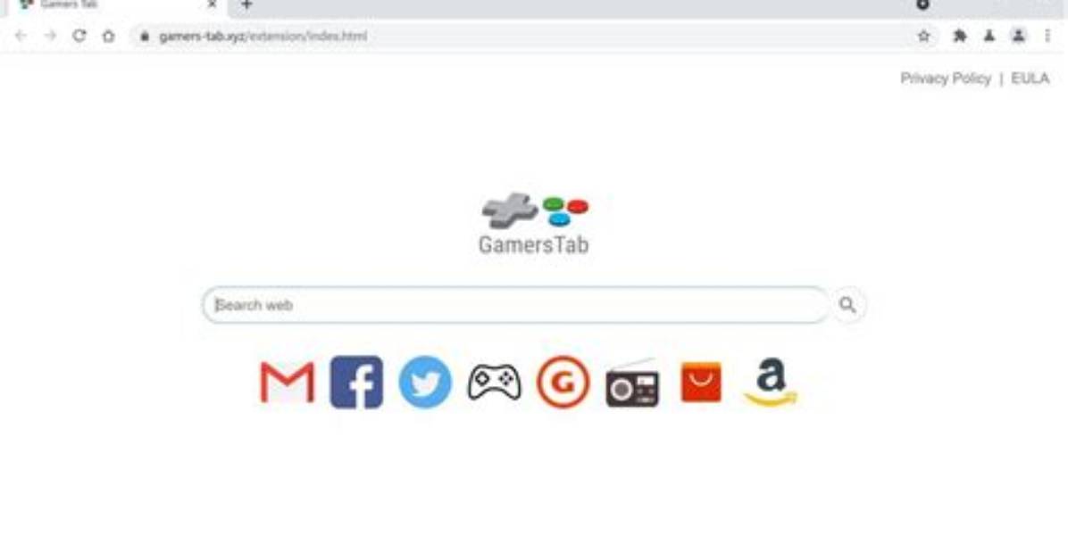 Gamers Tab Browser Hijacker Removal Instructions