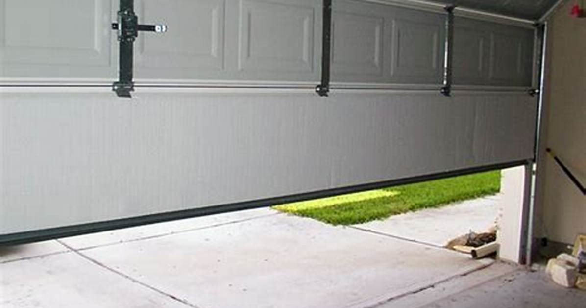 Garage Door Won’t Close