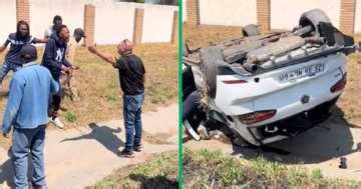Gauteng Man Crashes His Vw Gti, Emerges from Accident Without Scratch in Tiktok Video