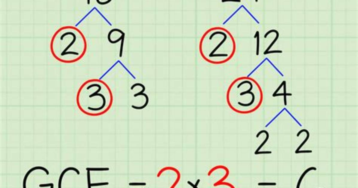 Gcf of 45 and 38