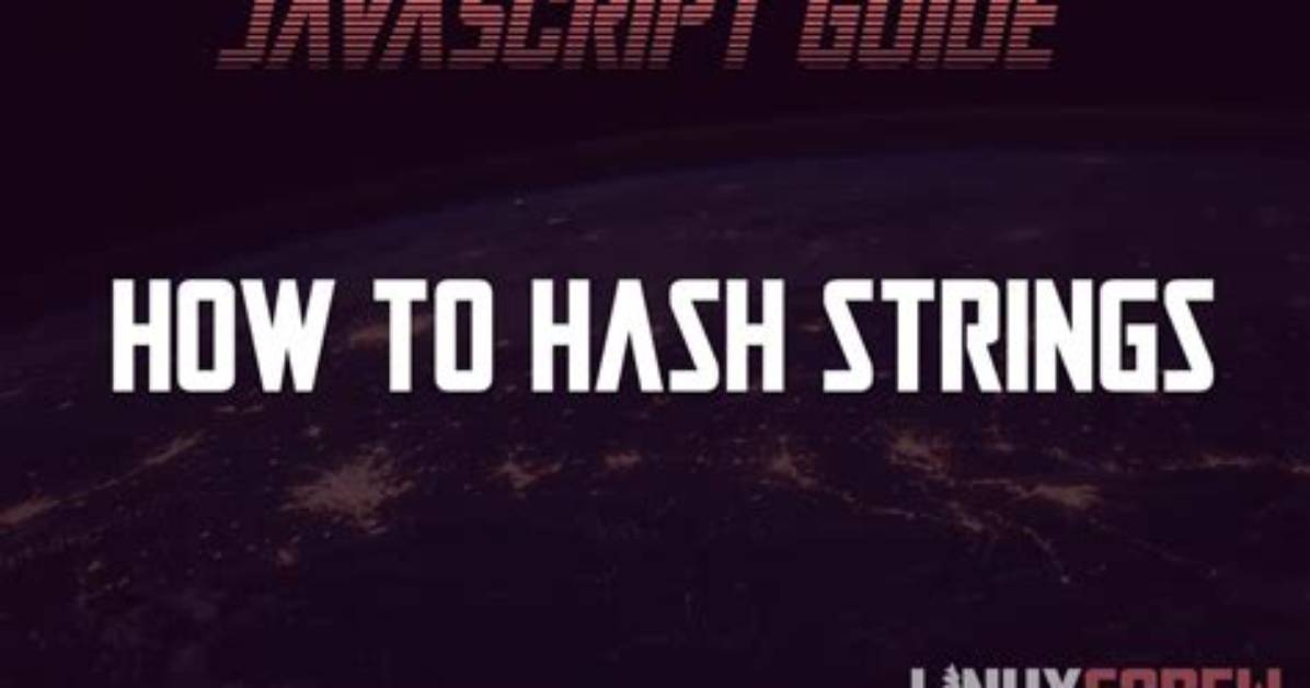 Generate a Hash from String in Javascript