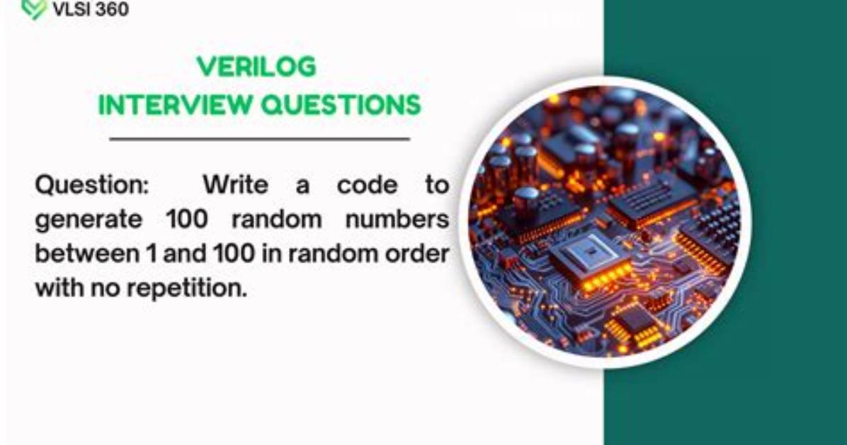 Generating Random Numbers in Verilog