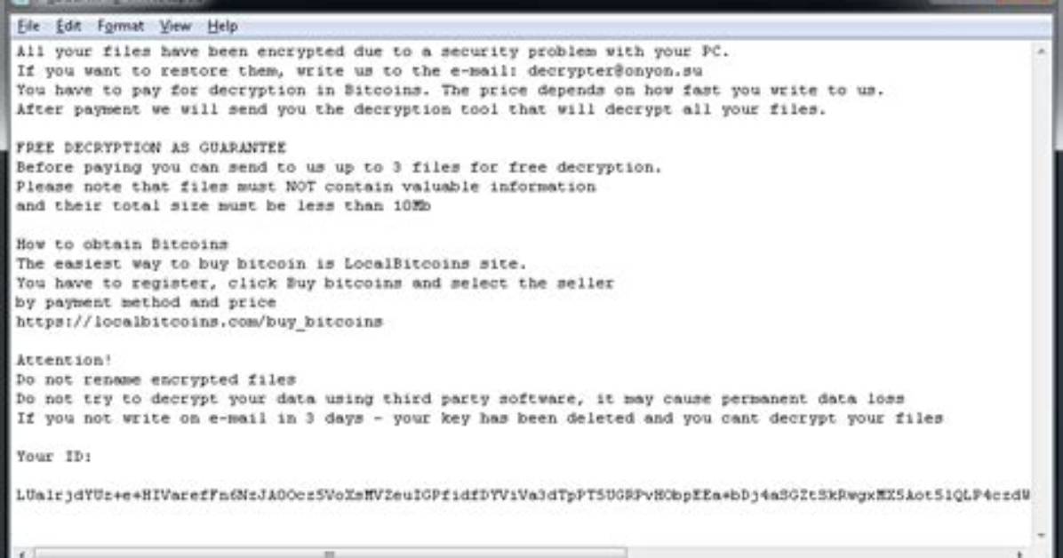 Generic. Ransom. Btcware. F952Df1B