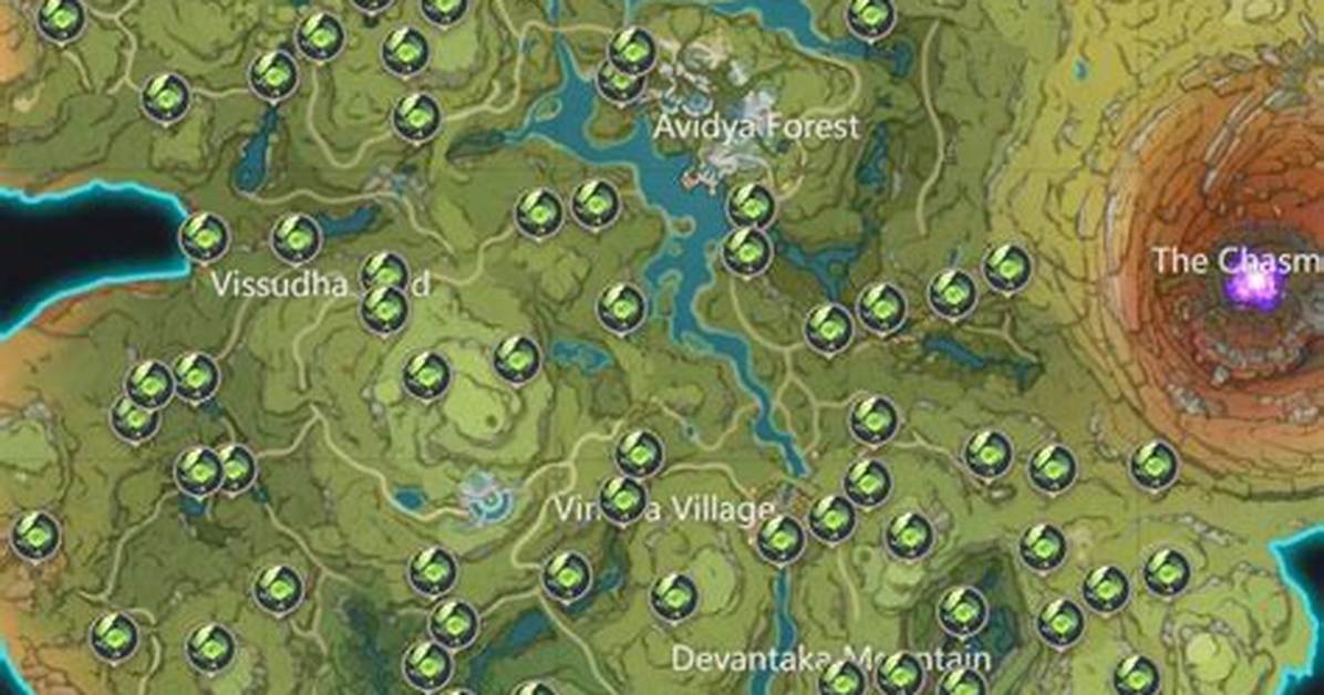 Genshin Impact - All Dendroculus Locations in Sumeru