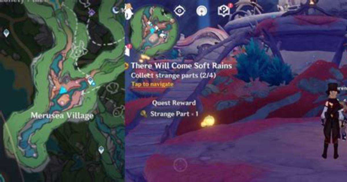 Genshin Impact Collect Strange Parts Locations