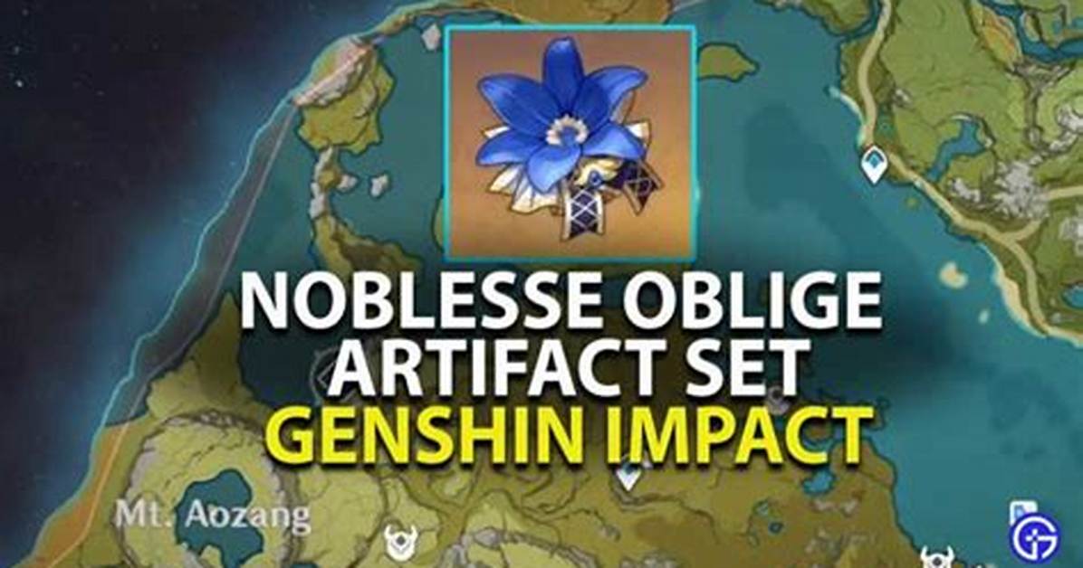 Genshin Impact: Noblesse Oblige Artifact Set Location & Domain