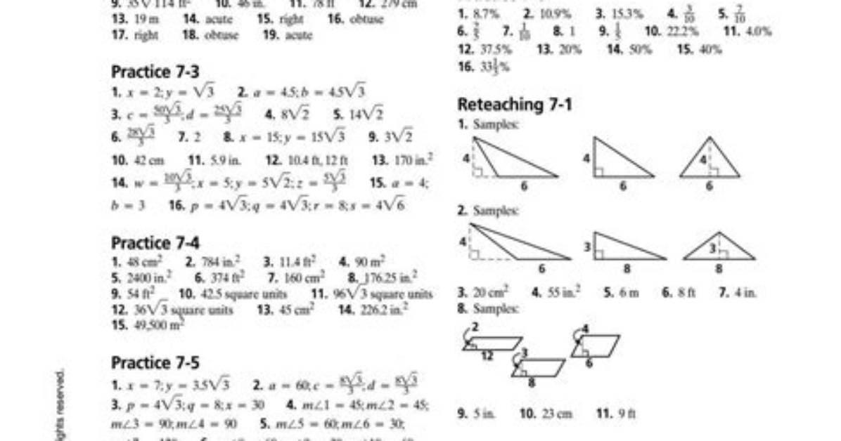 Geometry Answers - How to Discuss