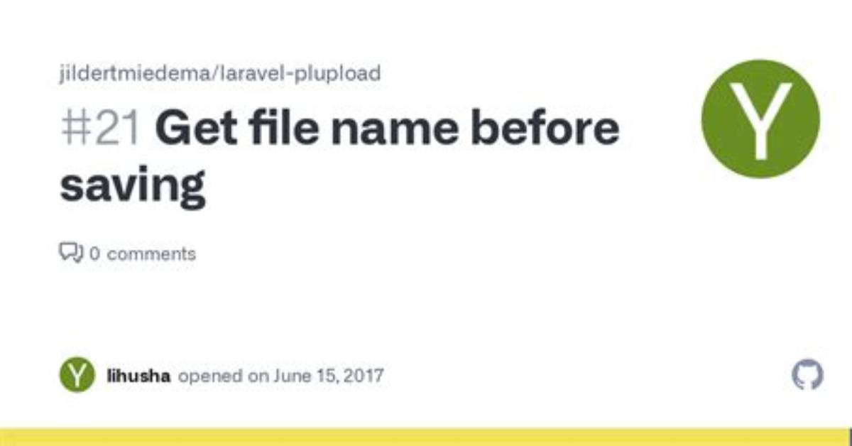 Get a File Name Before Saving It