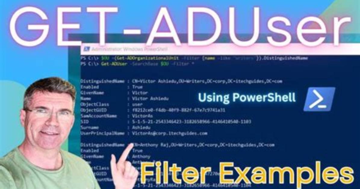 Get-Aduser with Multiple Filters & Variables