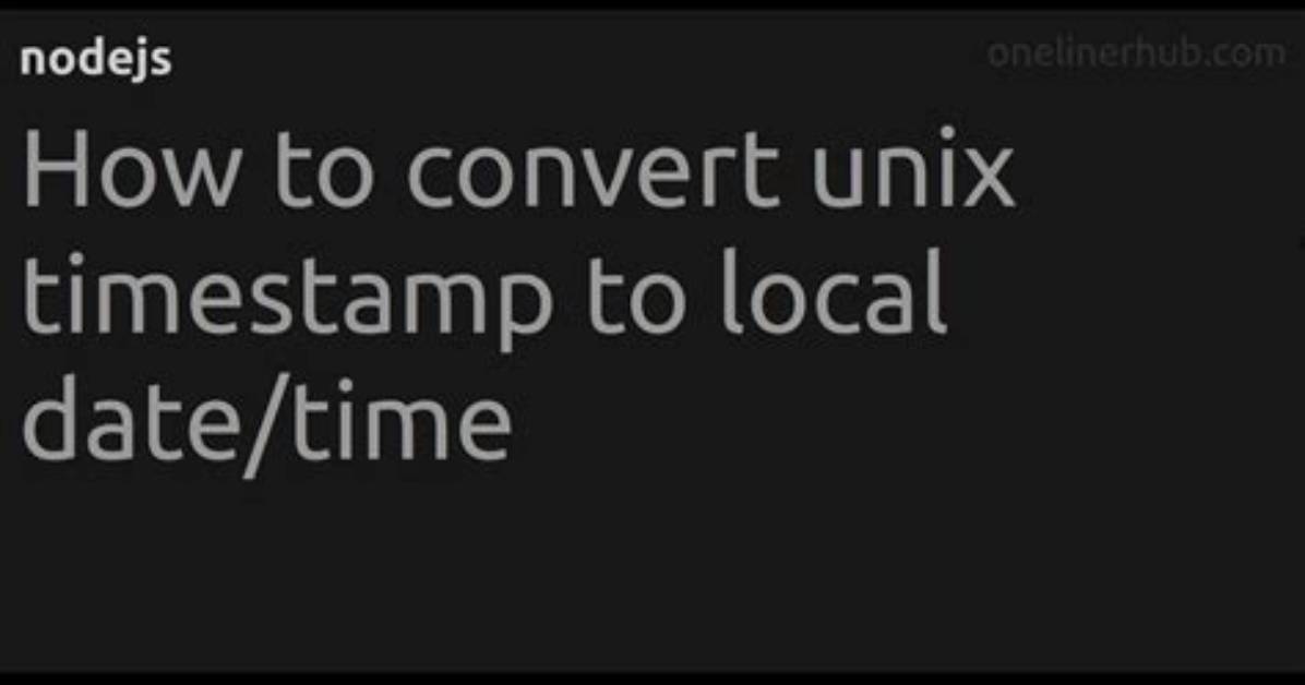 Get Unix Timestamp with C++