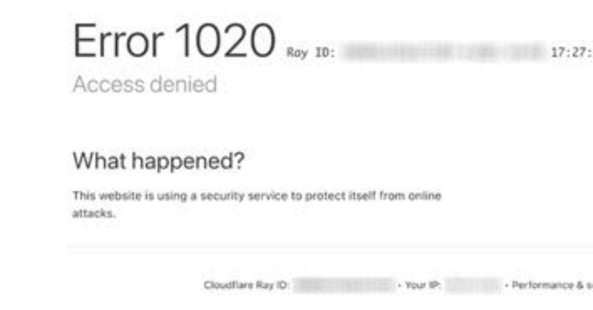 Getting 1020 Error When Trying to Access Opensea Api