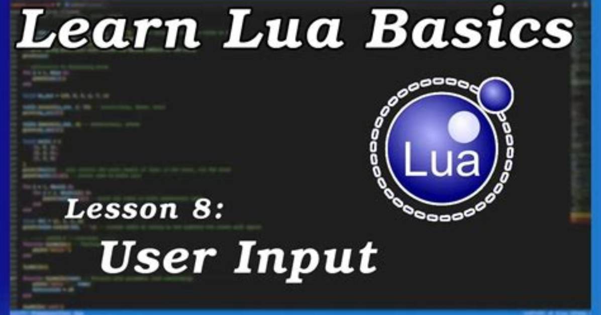 Getting Input from the User in Lua