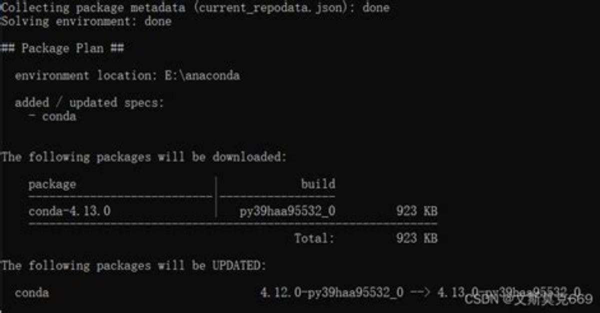 Getting “Package Is Not Installed in Prefix” When Attempting to Update in a Virtual Environment