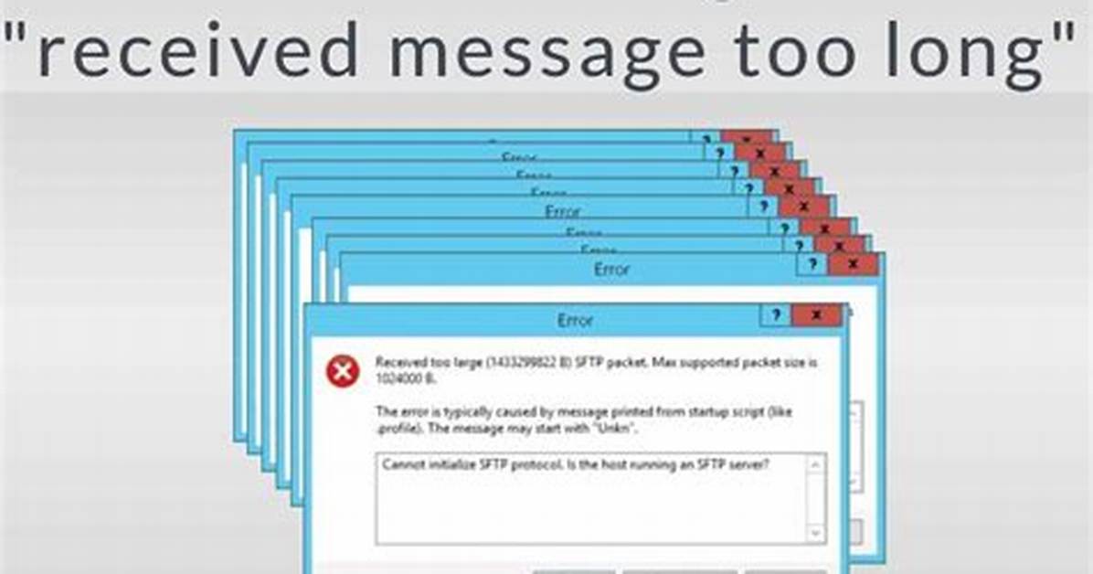 Getting "Received Too Large Sftp Packet" When Logging in with Root Using Winscp to Google Compute Engine Virtual Machine Instance