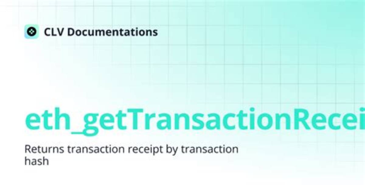 GetTransaction vs getTransactionReceipt