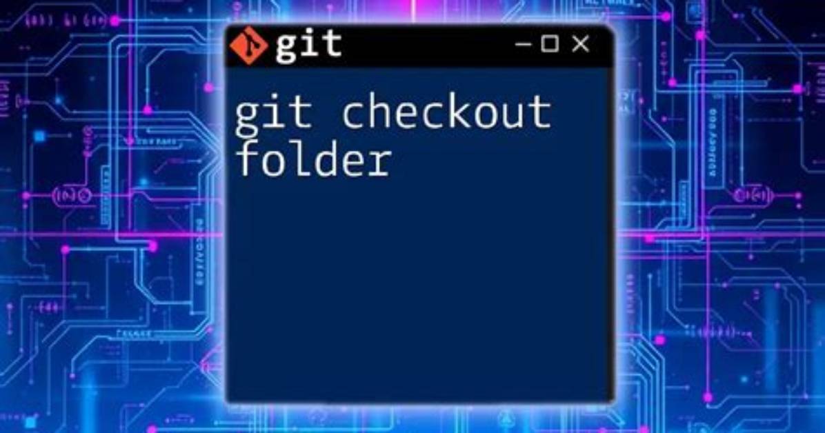 Git: Checkout to a Specific Folder