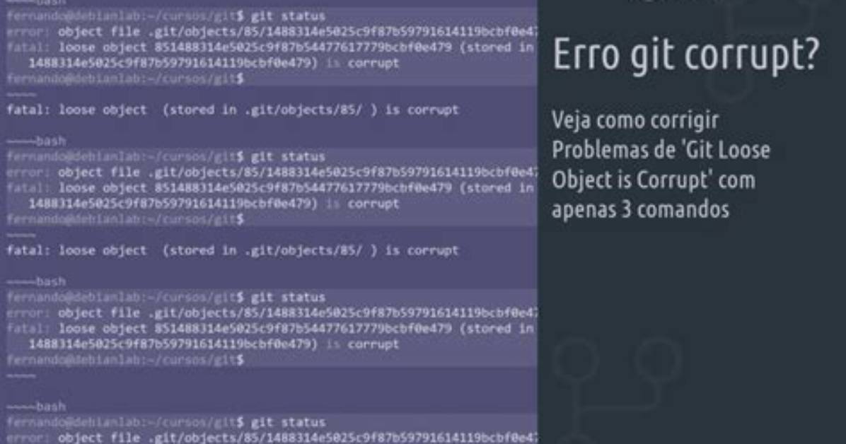 Git: "Corrupt Loose Object"