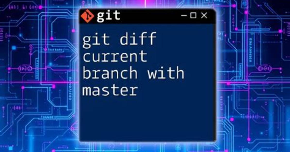 Git Diff Between Current Branch and Master but Not Including Unmerged Master Commits