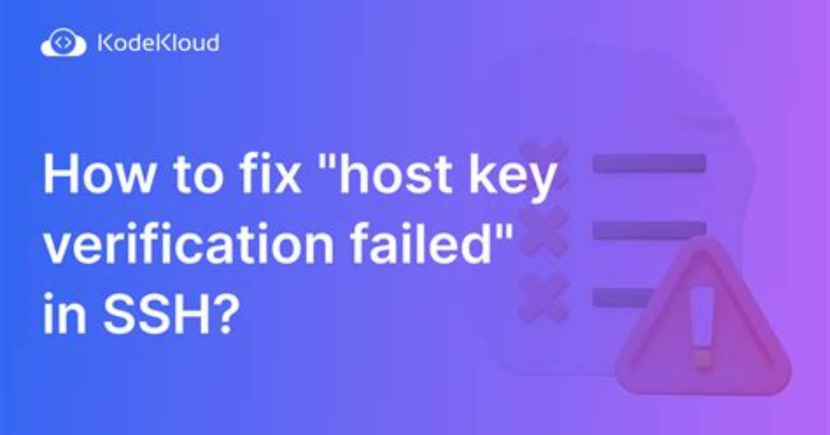 Git: Host Key Verification Failed [Duplicate]