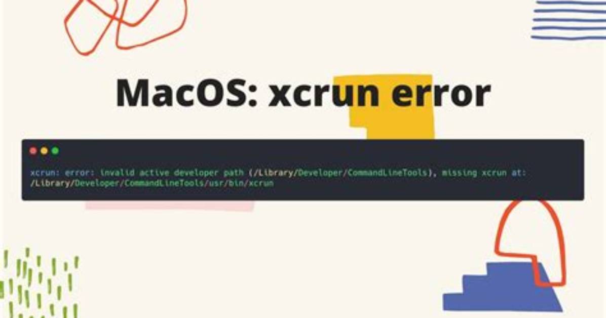 Git Is Not Working After macOS Update (Xcrun: Error: Invalid Active Developer Path (/Library/Developer/Commandlinetools)