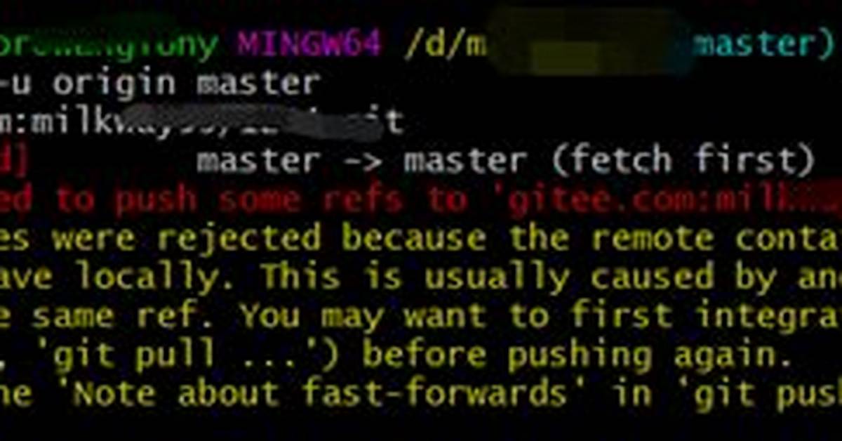 Git Push Error '[Remote Rejected] Master -> Master (Branch Is Currently Checked Out)'