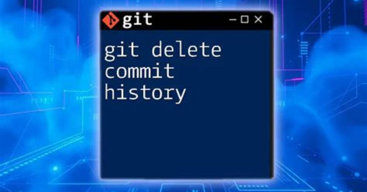 Git - Remove Commit from History