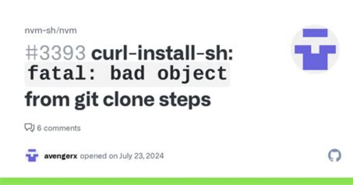 Git Status Shows Fatal: Bad Object Head
