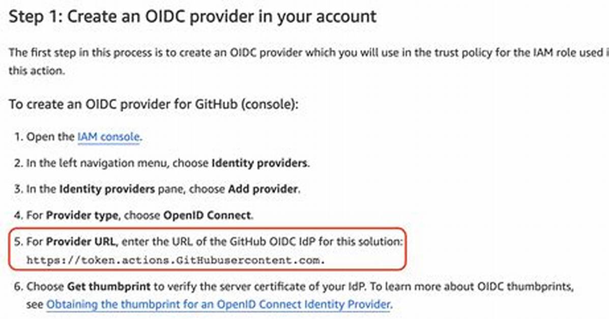 Github Actions Error: No Openidconnect Provider Found in Your Account for Https: //Token. Actions. Githubusercontent. Com