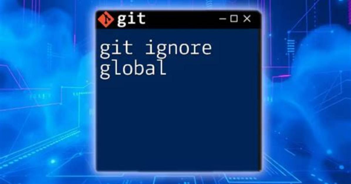 Global Git Ignore