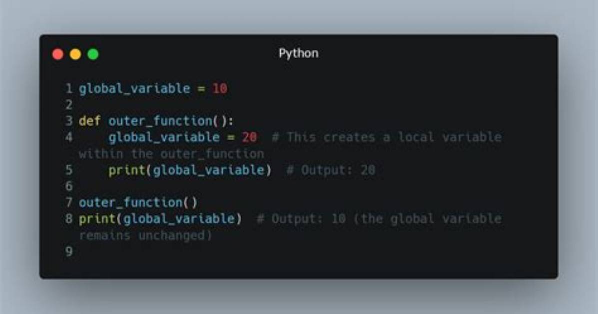 Global Variable Python Classes