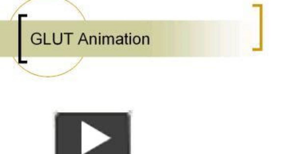 Glut Animation with glutPostRedisplay