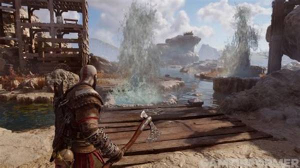 God of War Guide: How to Get Past the Spiked Ceiling in the River Pass