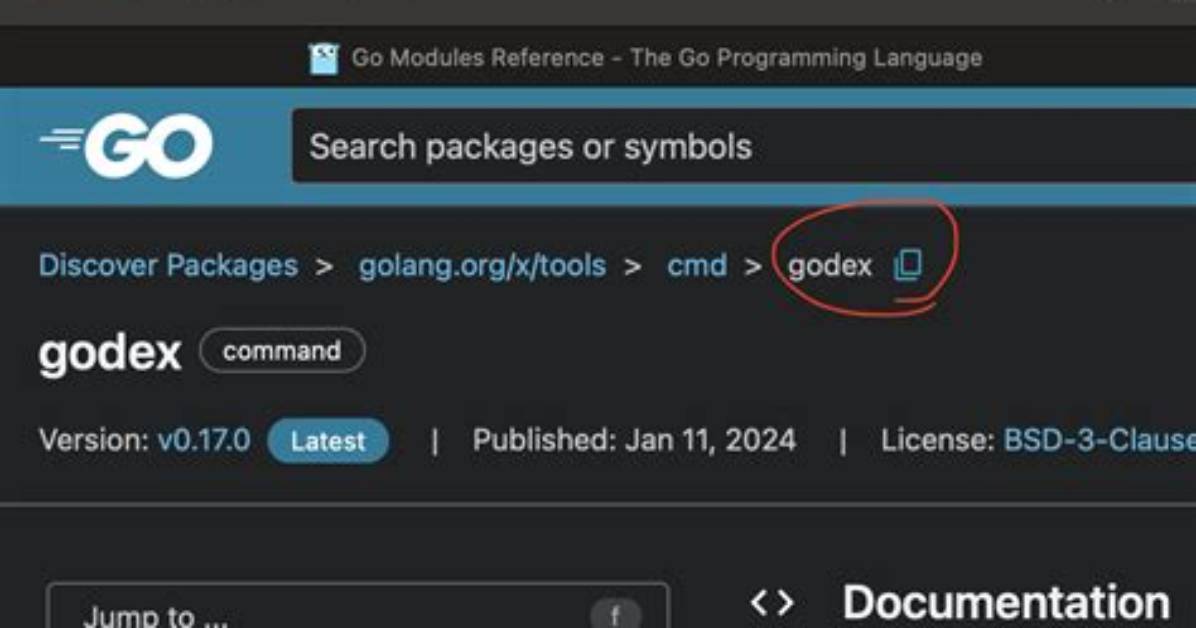 Godoc Command Not Found
