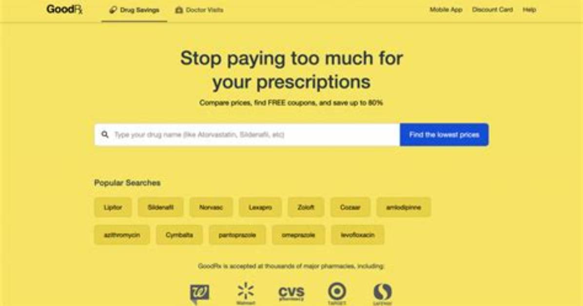 Goodrx Cvs, Does Cvs Accept Goodrx?