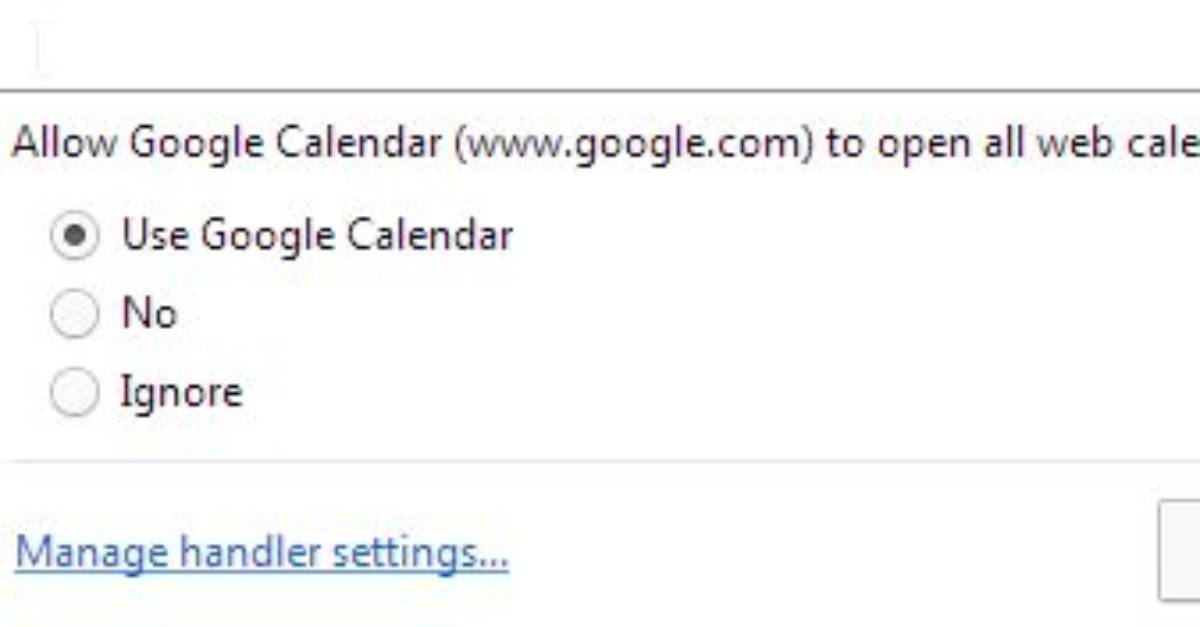 Google Calendar as Default Handler of Webcal Protocol for iCal/Ics Files