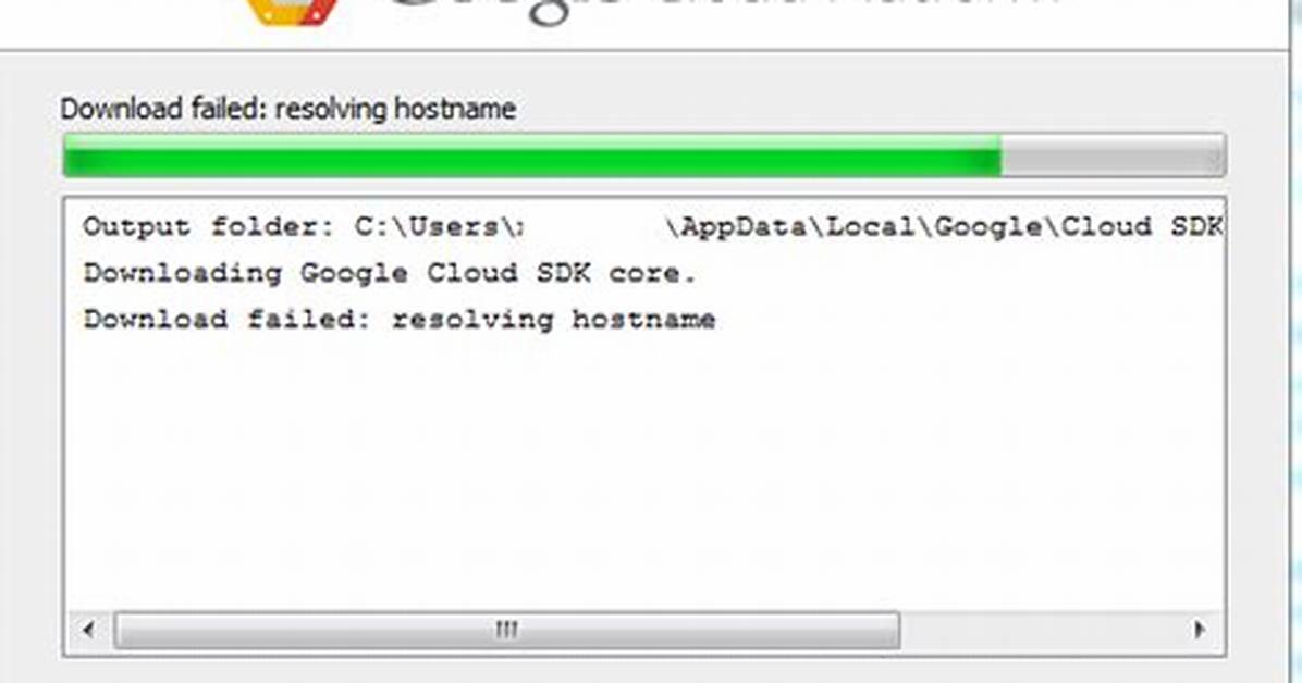 Google Cloud Installation: Hostname Unresolved