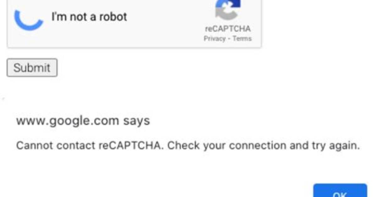 Google reCAPTCHA V3.0 Not Working. "Error for Site Owner: Invalid Key Type"