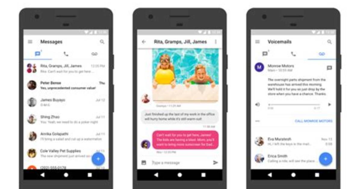 Google Voice Gets Updated with New Ui and New Apps