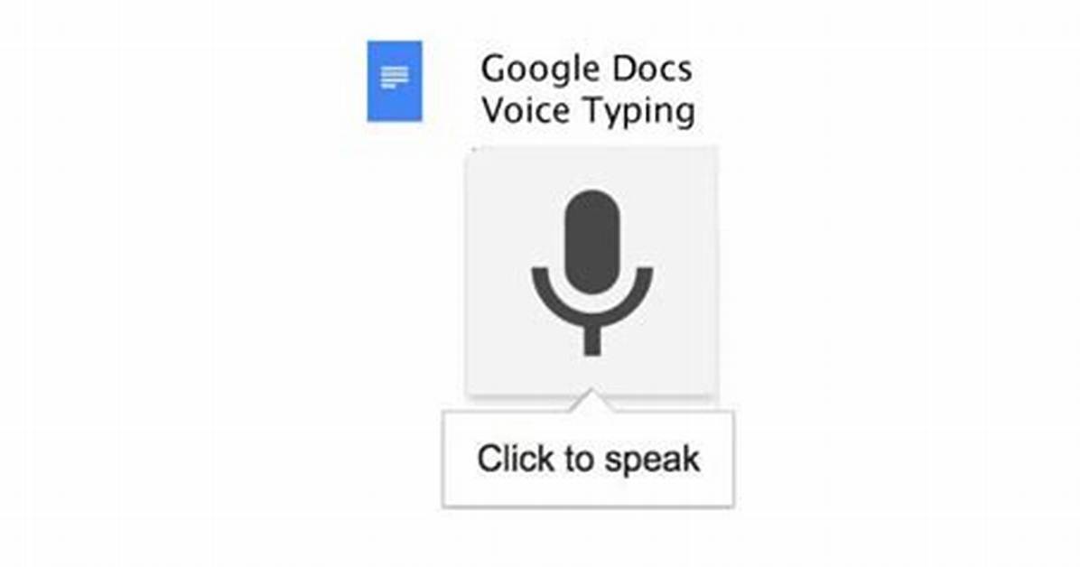 Google Voice Typing