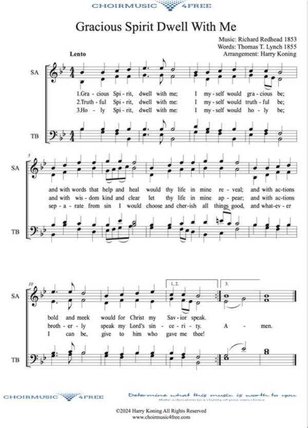 Gracious Spirit, Dwell with Me