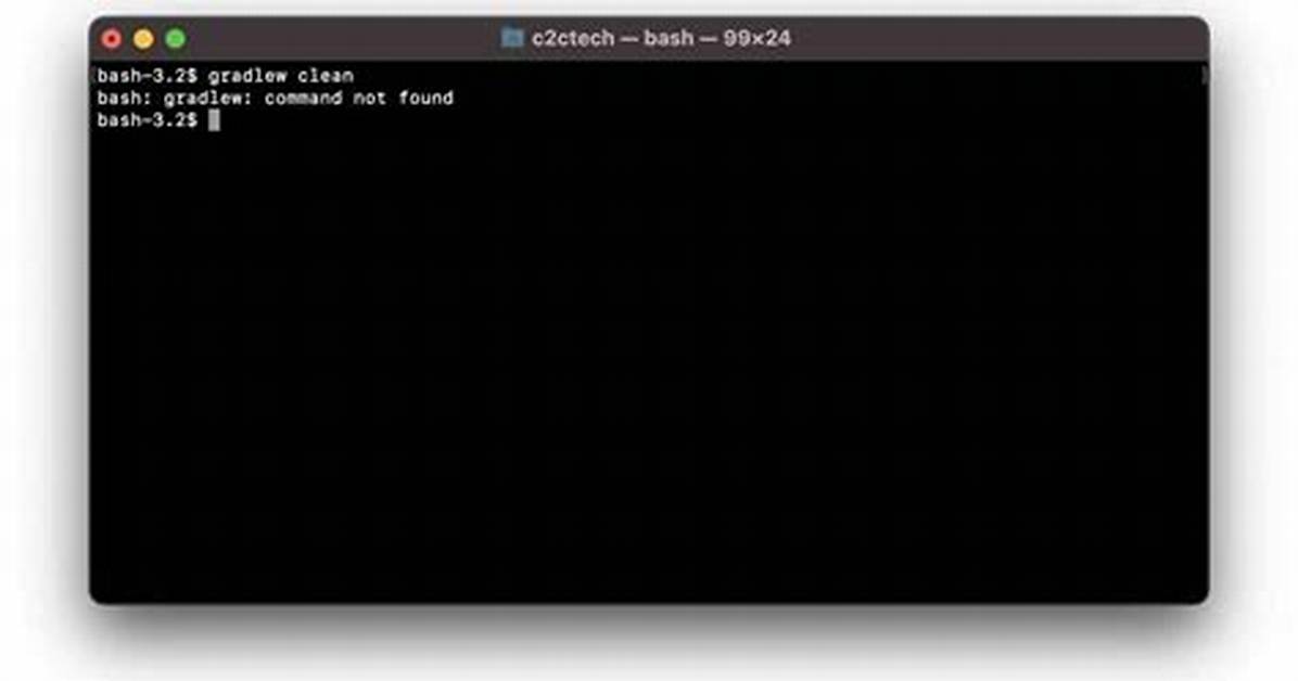 Gradlew Command Not Found?