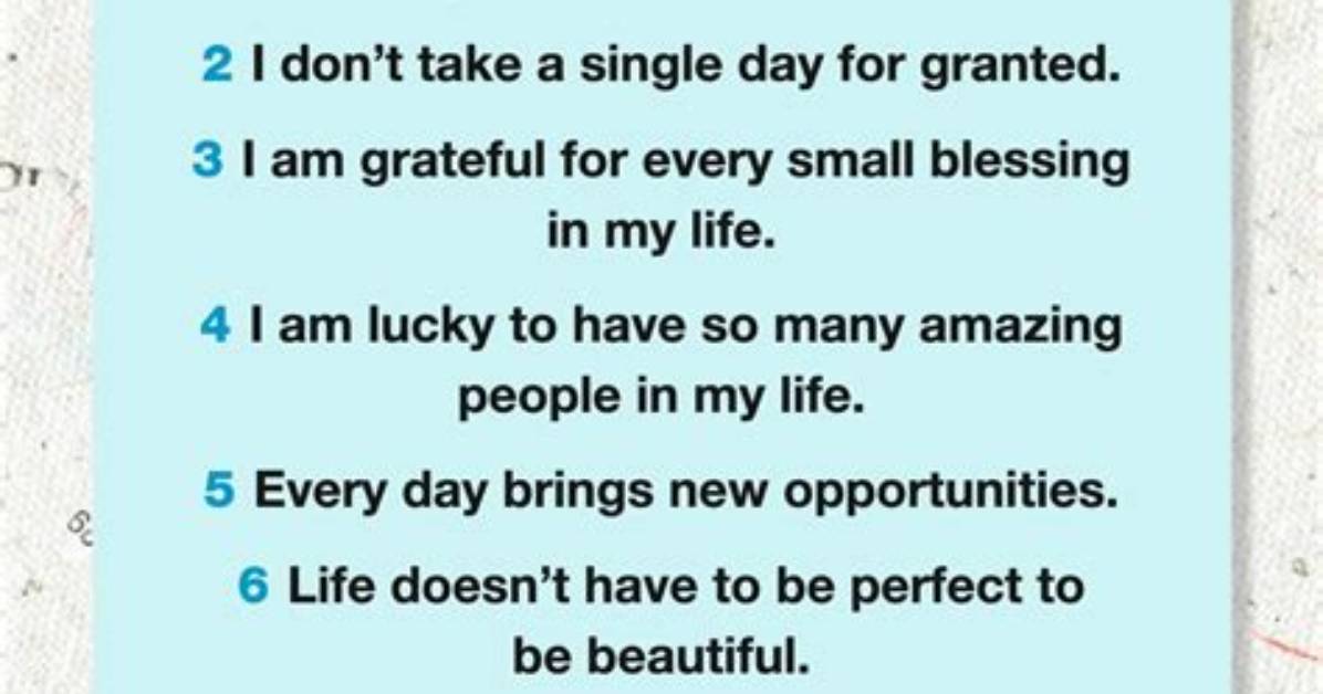 Gratitude Affirmations