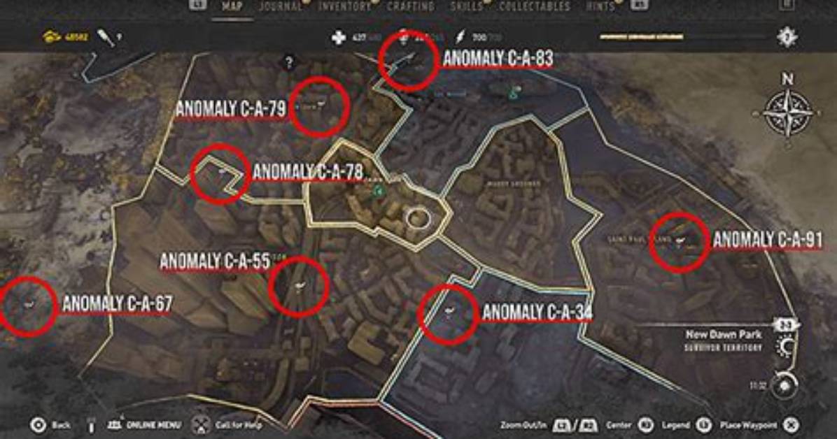 Gre Anomalies, Dying Light 2 Points of Interest