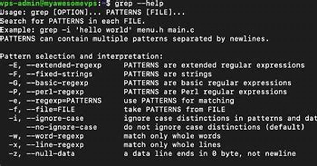 Grep Without Showing Path/File: Line