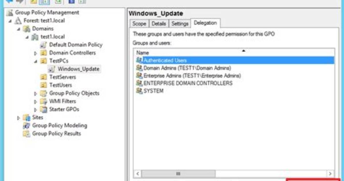 Group Policy Exclude Security Group