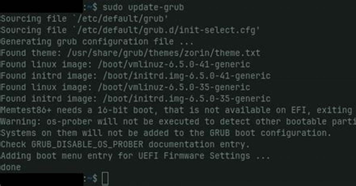 Grub Does Not Detect Windows