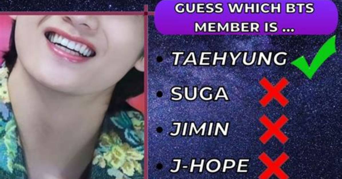 Guess the Member of Bts Quiz