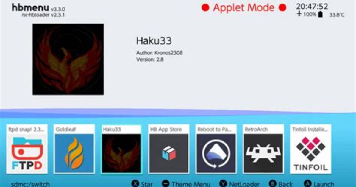 Haku33 Switch - Gamebrew